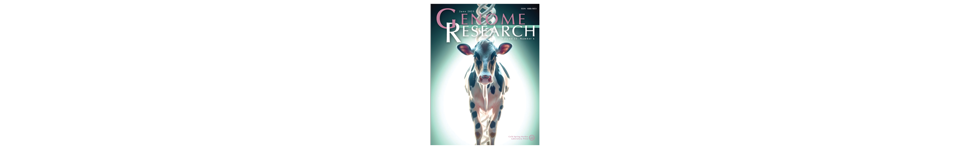 Un article publié par des chercheurs de l'UMR GABI a illustré la couverture de la revue scientifique Genome Research